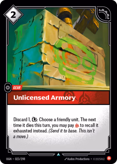 Unlicensed Armory