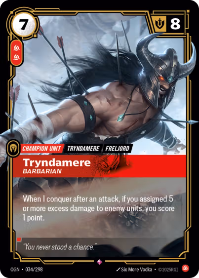 Tryndamere - Barbarian