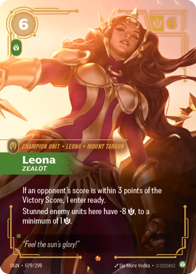 Leona - Zealot