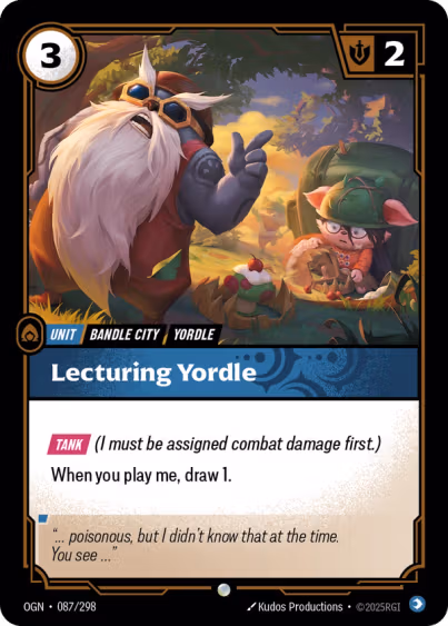 Lecturing Yordle
