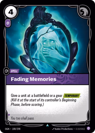Fading Memories