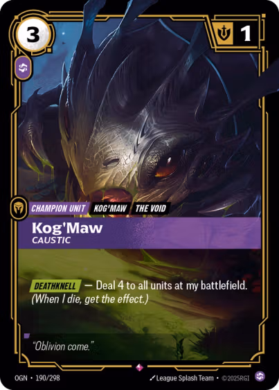 Kog'Maw - Caustic