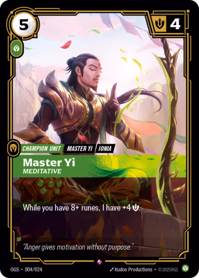 Master Yi - Meditative