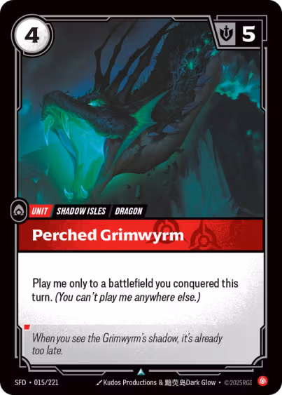 Perched Grimwyrm
