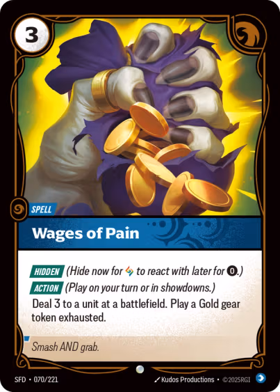 Wages of Pain