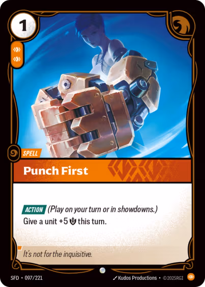 Punch First