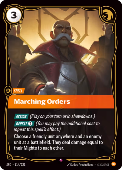 Marching Orders