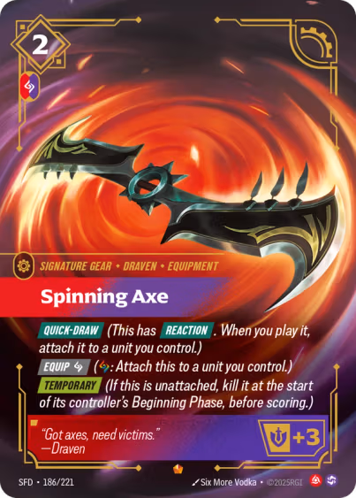 Spinning Axe