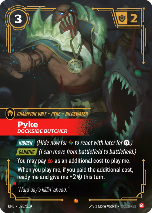 Pyke - Dockside Butcher