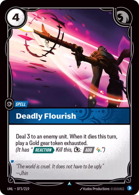 Deadly Flourish