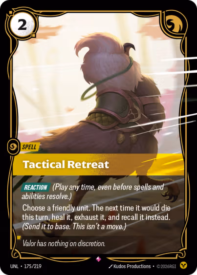 Tactical Retreat