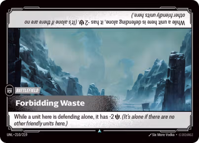 Forbidding Waste
