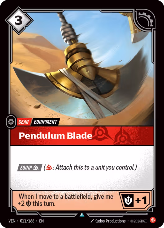 Pendulum Blade