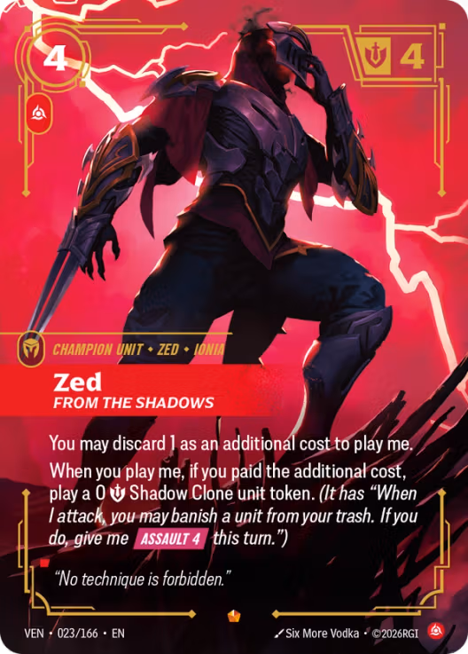Zed - From the Shadows