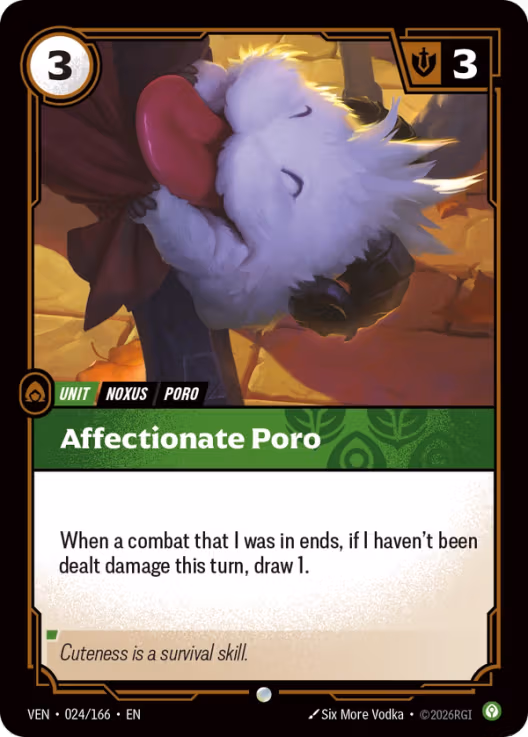 Affectionate Poro