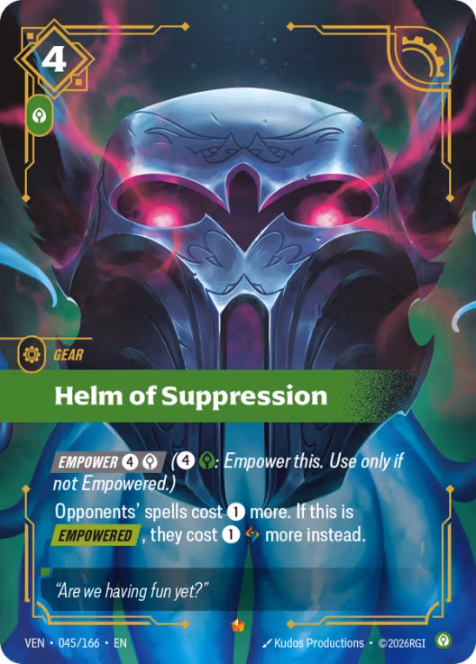 Helm of Suppression