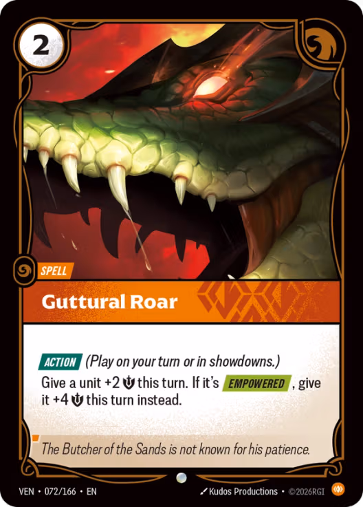 Guttural Roar