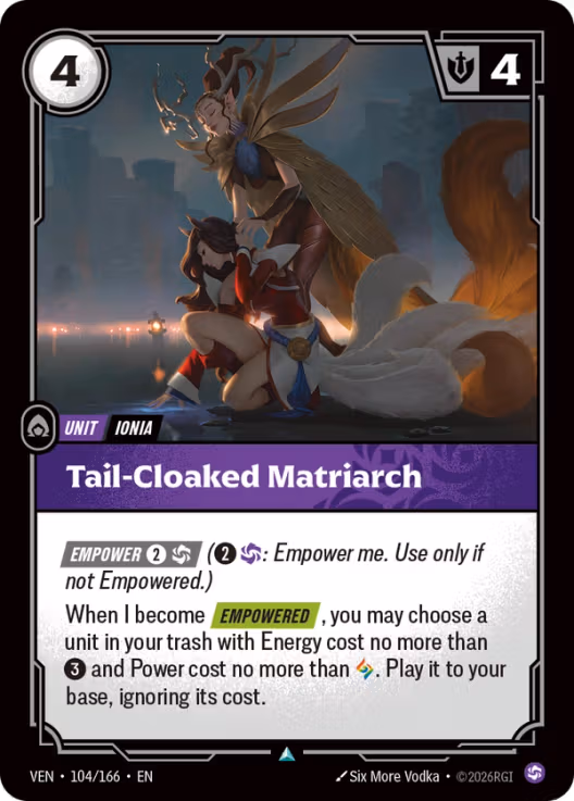 Tail-Cloaked Matriarch